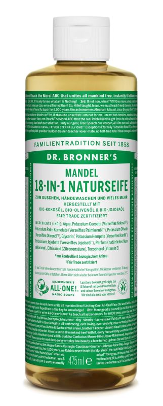 Dr. Bronner's 18 in 1 Bio savon naturel amande