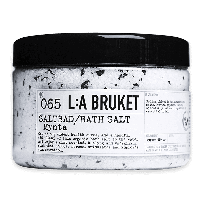 L:A BRUKET No. 065 Bath Salt Mint sel de bain