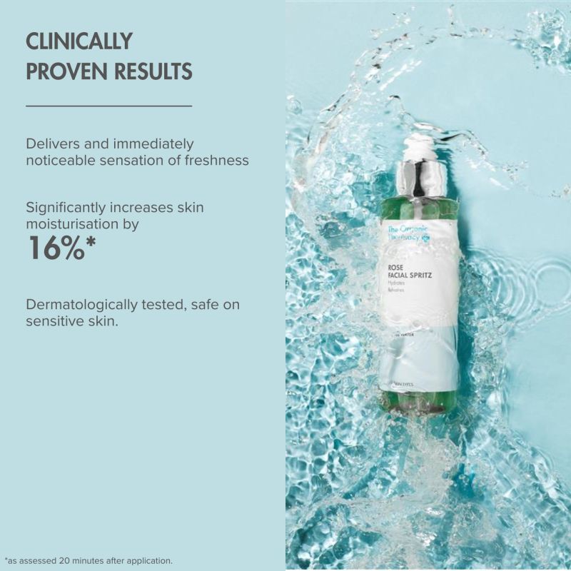The Organic Pharmacy Rose Facial Spritz Toner NOUVEAU