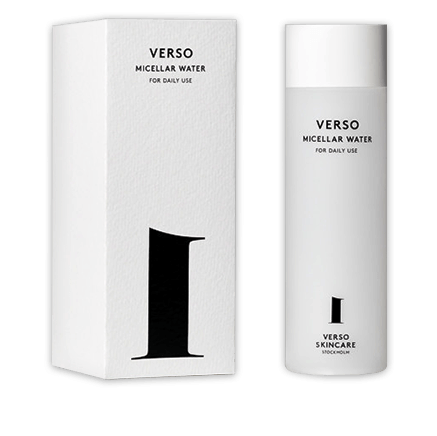 VERSO SKINCARE Micellar Water Eau pour le visage