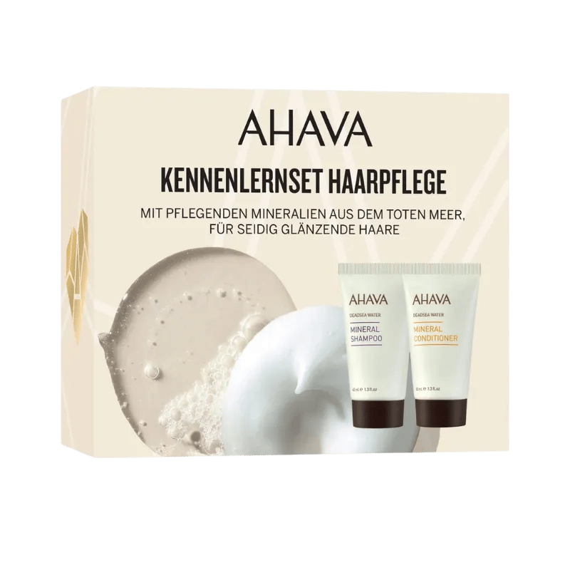 Ahava Coffret découverte soin capillaire minéral set voyage