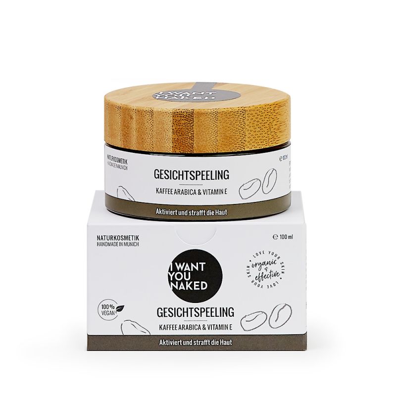 I want you naked gommage pour le visage café Arabica & Vitamin E