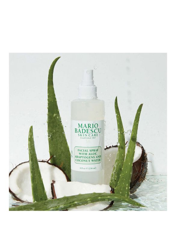 Mario Badescu Skincare Facial Spray avec Aloe, Adaptogens & Coconut Water 236ml