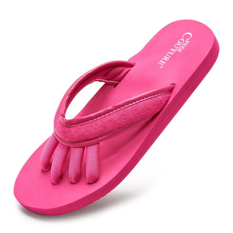 Pedi Couture pédicure sandale SPA Terry Fuchsia