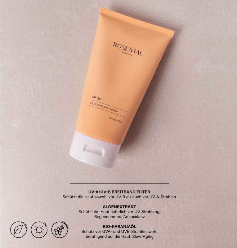 Rosental SPF50 I Protecting Body Lotion crème solaire
