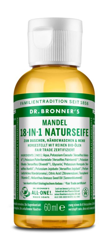 Dr. Bronner's 18 in 1 Bio savon naturel amande