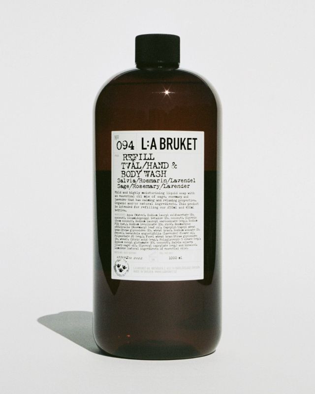 L:A BRUKET No. 094 Hand & Body Wash Sage/Rosemary/Lavender Refill