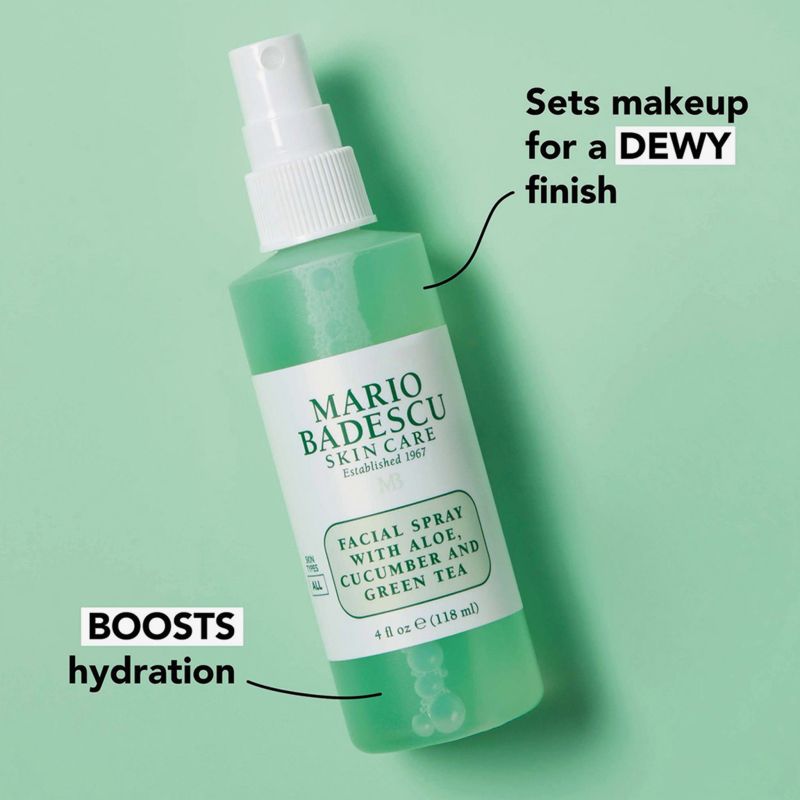 Mario Badescu Skincare Brume Visage à l'Aloe, au Concombre et au Thé Vert 118ml