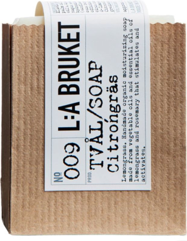 L:A BRUKET No. 009 Bar Soap Lemongrass savon