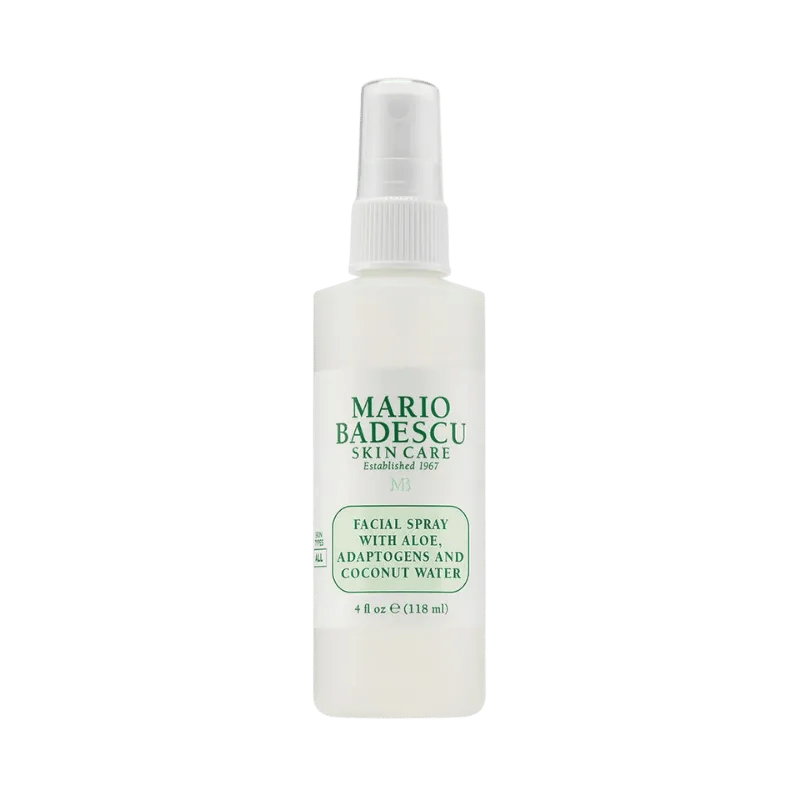 Mario Badescu Skincare Facial Spray avec Aloe, Adaptogens & Coconut Water 118ml