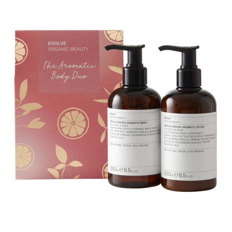 EVOLVE Organic Beauty African Orange Body Wash ACTION