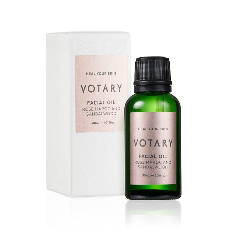 VOTARY Facial Oil Rose Maroc & Sandalwood huile pour le visage*