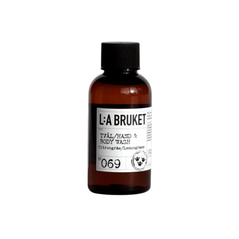 L:A BRUKET No. 069 Hand & Body Wash Lemongrass Taille de voyage