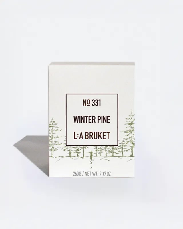 L:A BRUKET No. 331 Candle Winter Pine ltd. Edition