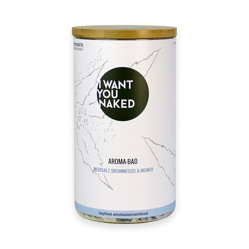 I want you naked RESET BABY Bain d’arôme avec sel de mer, ortie et gingembre