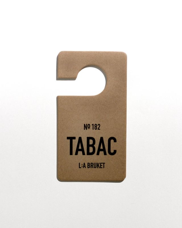 L:A BRUKET No. 182 Fragrance Tag Tabac pendentif parfumé