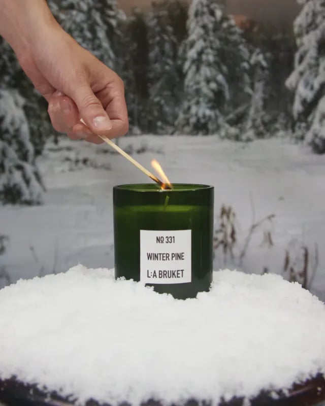 L:A BRUKET No. 331 Candle Winter Pine ltd. Edition