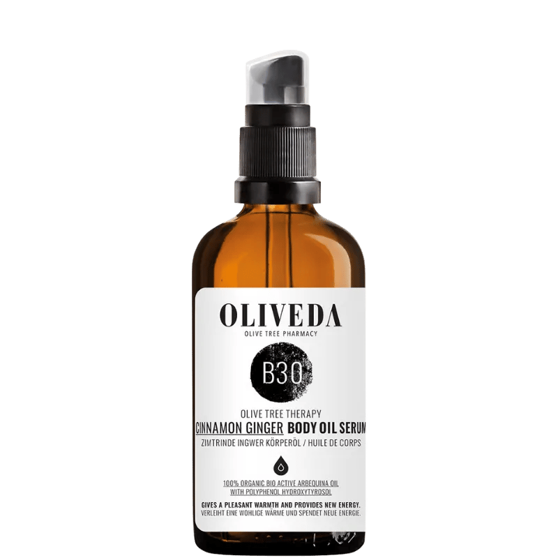 OLIVEDA B30 Huile pour le corps Écorce de cannelle Gingembre Relaxing