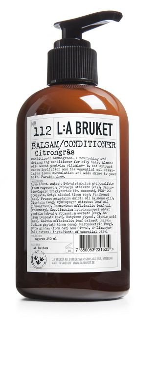 L:A BRUKET No. 112 Conditioner Lemongrass taille de voyage