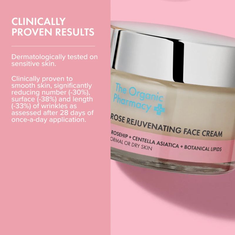 Organic Pharmacy Rose Rejuvenating Face Cream nouveau