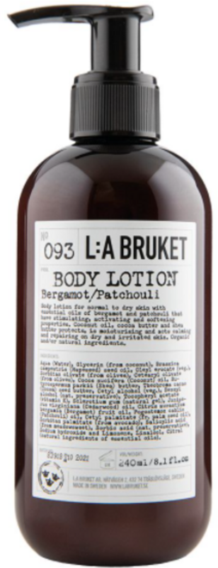 L:A BRUKET No. 093 NEW Body Lotion Bergamot/Patchouli