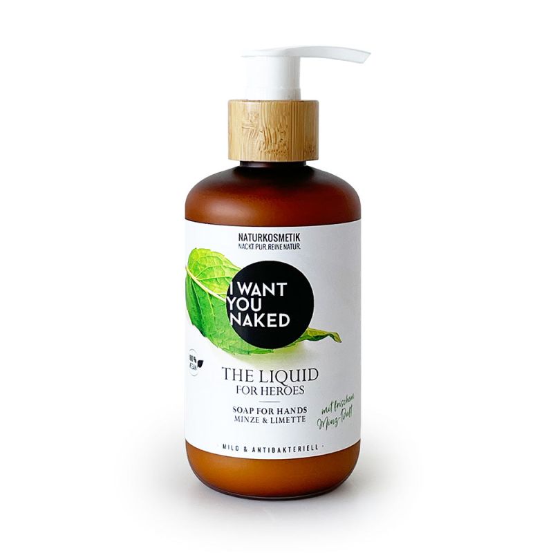 I want you naked THE LIQUID For Heroes avec citron vert & menthe 1000ml Refill