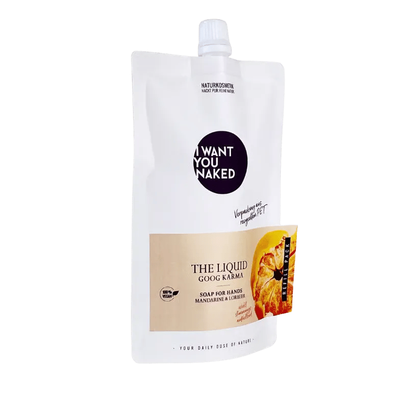 I want you naked THE LIQUID Good Karma avec mandarine & laurier Refill 1000ml