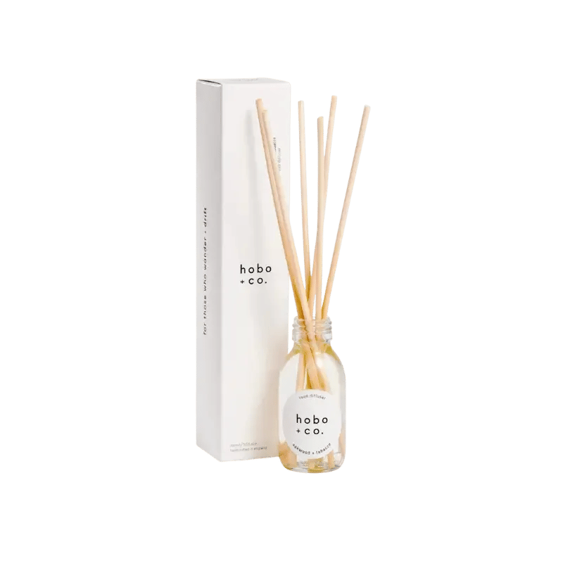 hobo + co Oakwood + Tobacco Reed Diffuser