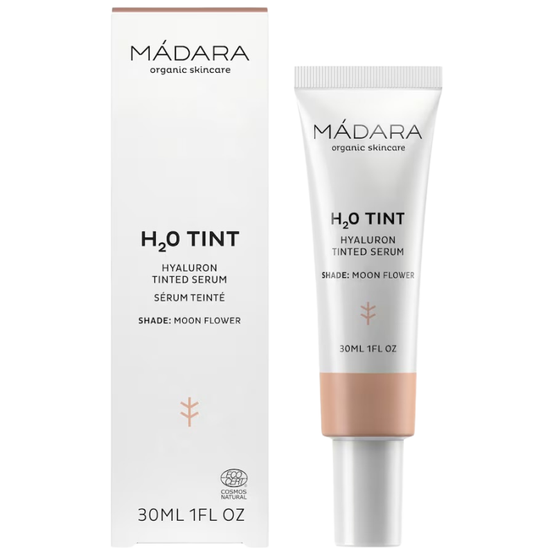 MADARA Organic Skincare H2O Tint Hyaluron Tinted Serum, #2 MOON FLOWER