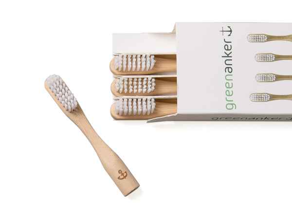 greenanker 8 têtes de rechange pour brosse à dents en bambou