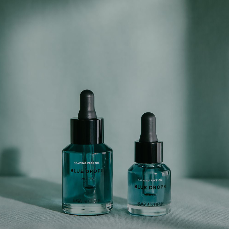 RAAW Alchemy Blue Drops Travel Size huile pour le visage