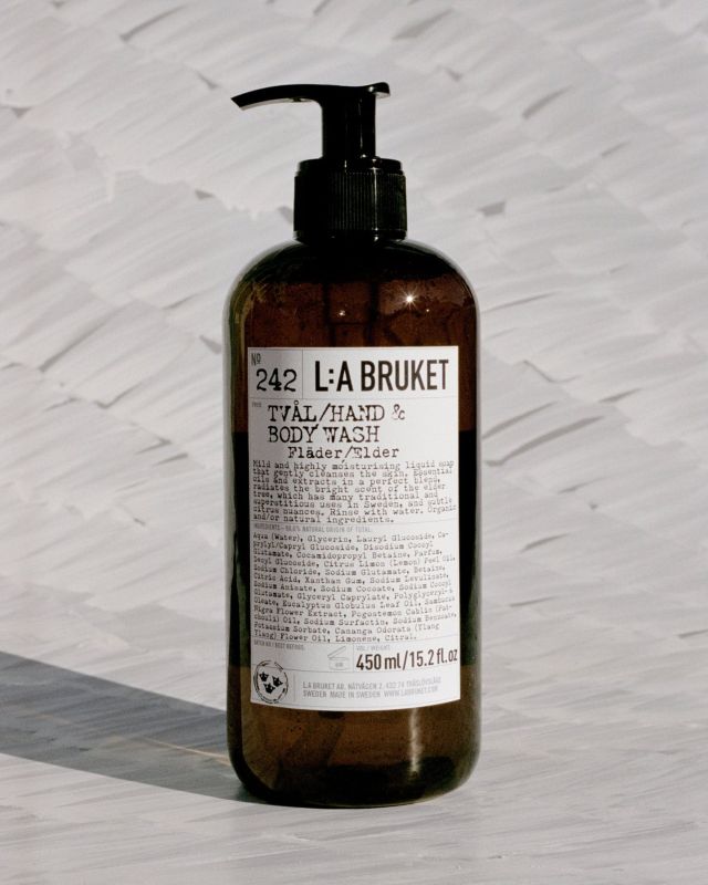 L:A BRUKET No. 242 Hand & Body Wash Elder 450ml savon liquide