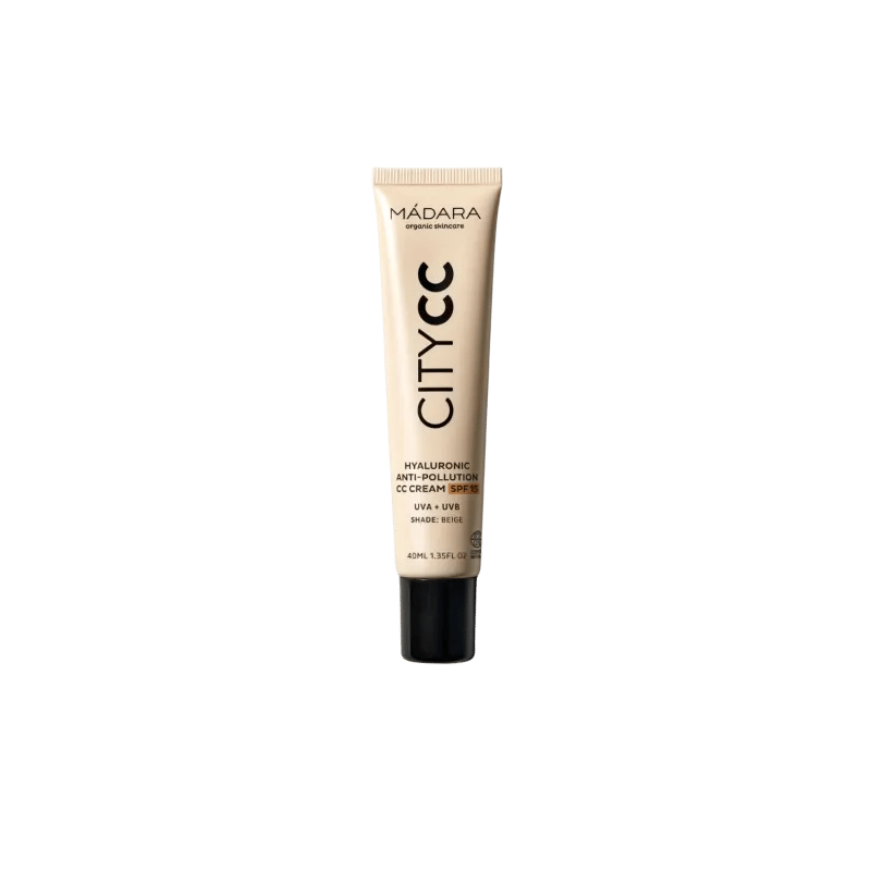 MADARA Organic Skincare CITY CC Hyaluronic Anti-pollution CC cream SPF15 - BEIGE