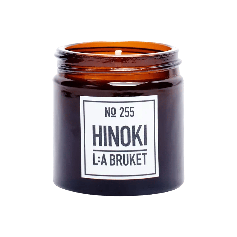 L:A BRUKET No. 255 Scented Candle Hinoki 50g bougie parfumée