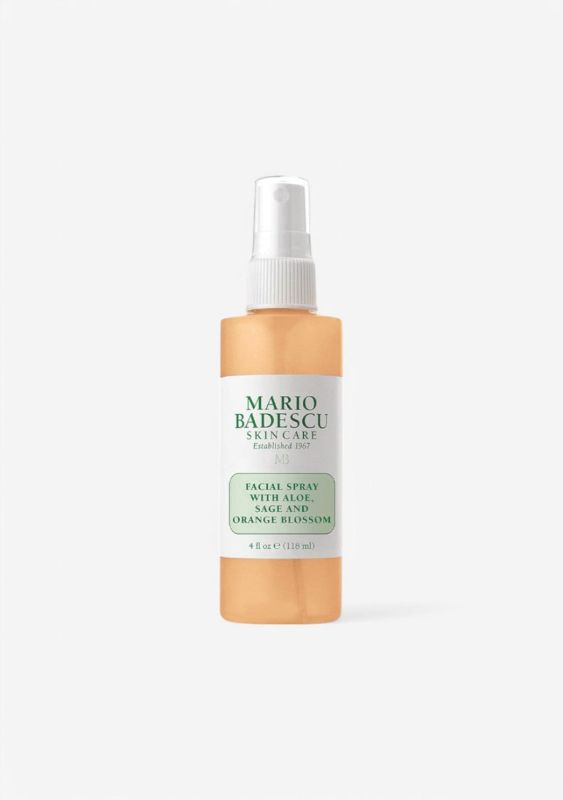 Mario Badescu Skincare Facial Spray avec Aloe, Sage & Orange Blossom 118ml
