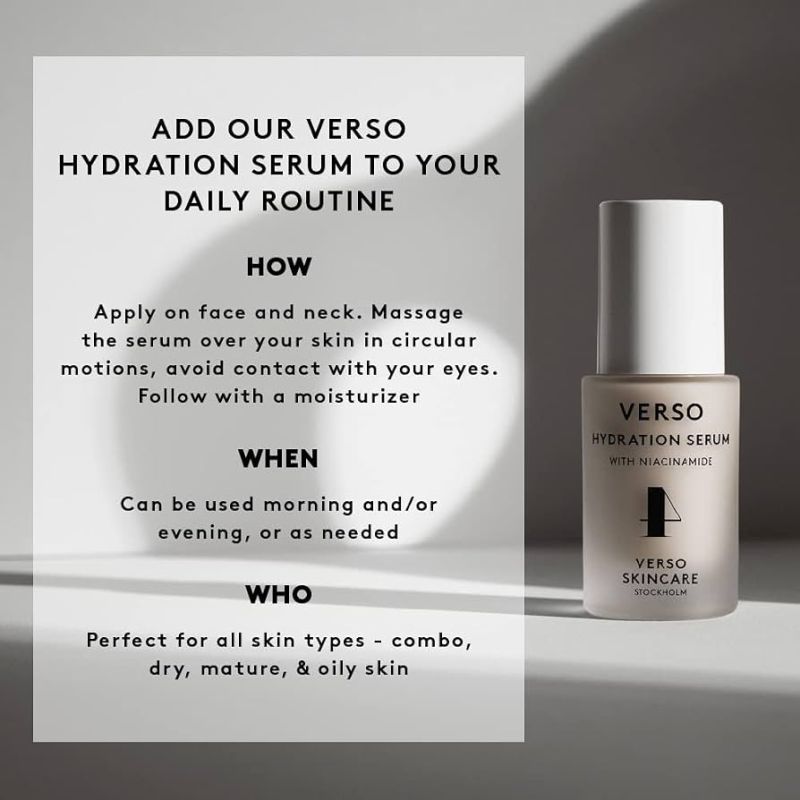 VERSO SKINCARE Hydration Serum sérum visage