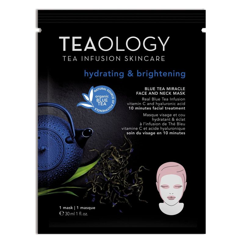 TEAOLOGY Blue Tea Miracle Face and Neck Mask masque pour le visage