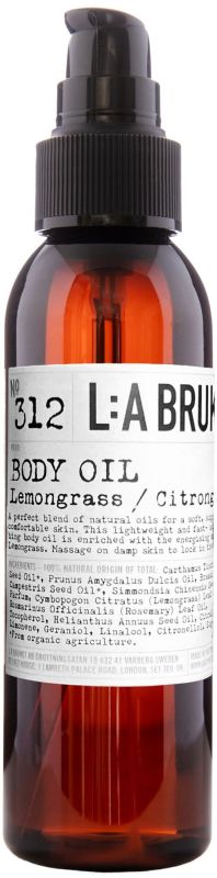 L:A BRUKET No. 312 Body Oil Lemongrass huile pour le corps