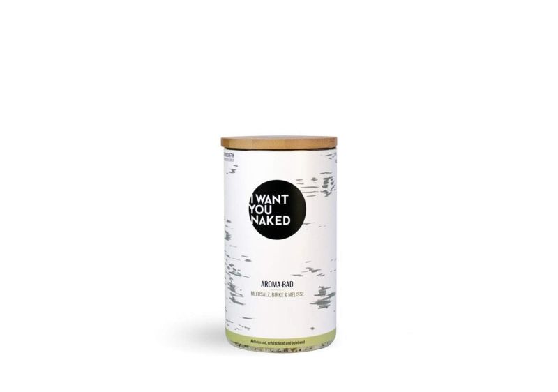 I want you naked RECHARGE BABY Bain aromatique au sel de mer, bouleau et mélisse