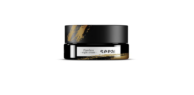 SEPAI FLAWLESS Night Intensive Brightening Cream format voyage