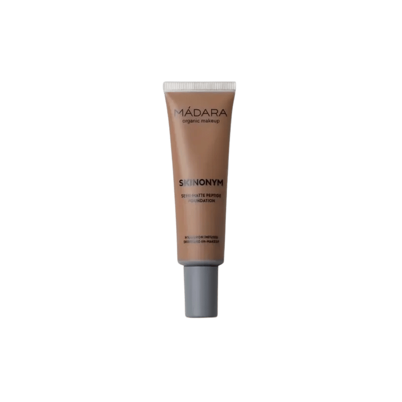 MADARA Organic Skincare SKINONYM Semi-Matte Peptide Foundation, #65 WARM TAN