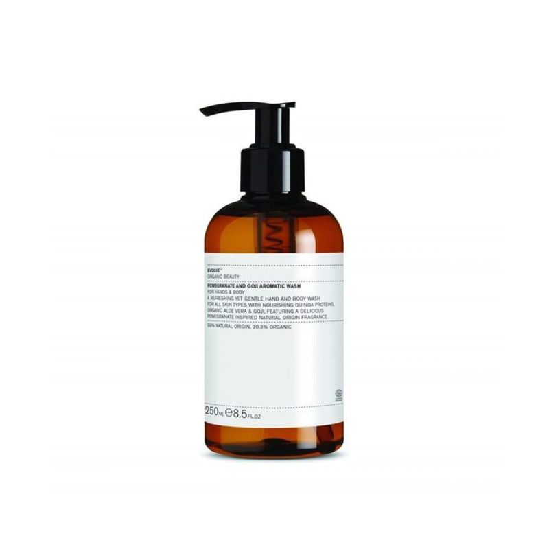 EVOLVE Organic Beauty format voyage Pomegranate and Goji Aromatic Wash