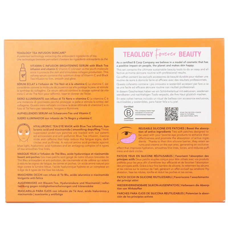 TEAOLOGY Vitamin C Forever Beauty Ritual masque pour les yeux