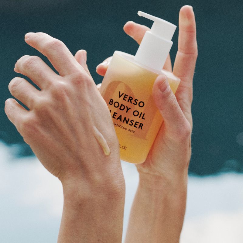 VERSO SKINCARE Body Oil Cleanser format voyage