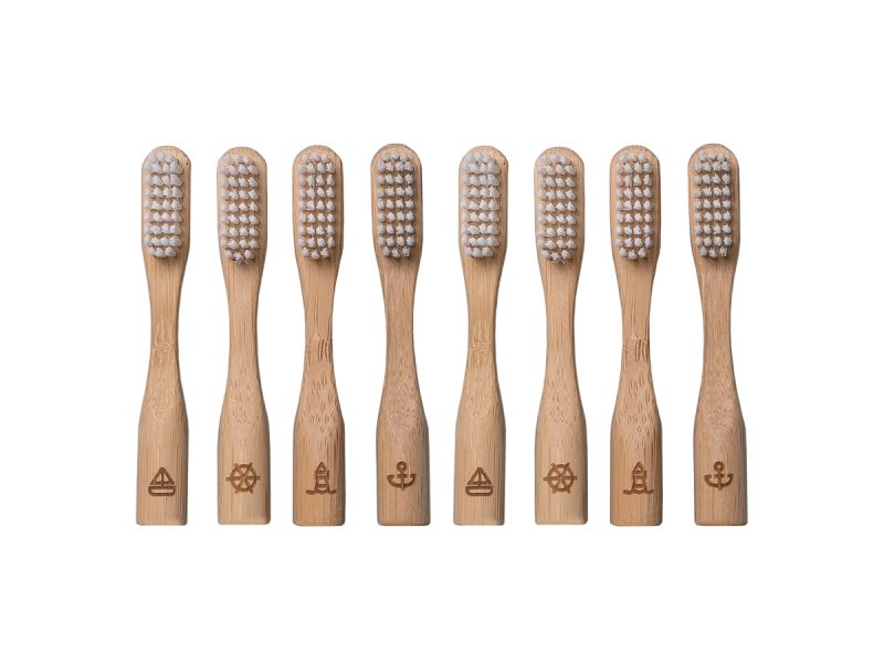 greenanker 8 têtes de rechange pour brosse à dents en bambou