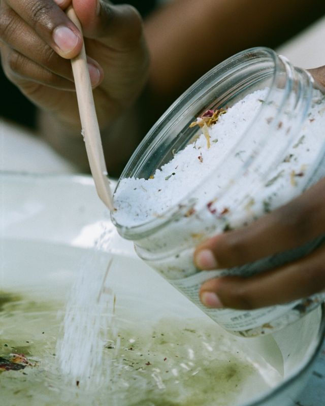 L:A BRUKET No. 065 Bath Salt Mint sel de bain