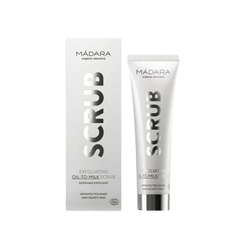 MADARA Organic Skincare SCRUB Exfoliating Oil-to-Milk scrub