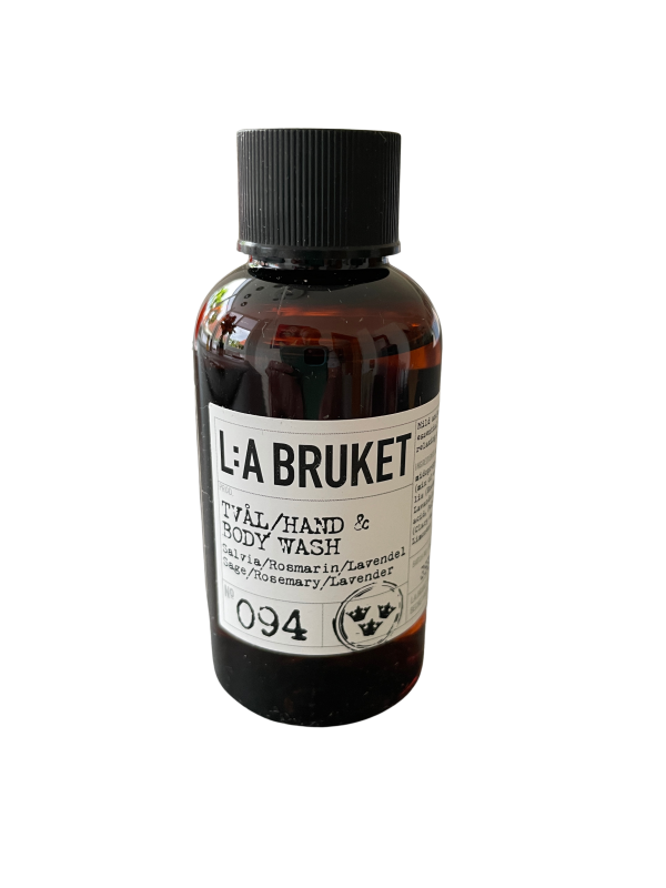 L:A BRUKET No. 094 Hand & Body Wash Sage/Rosemary/Lavender format voyage