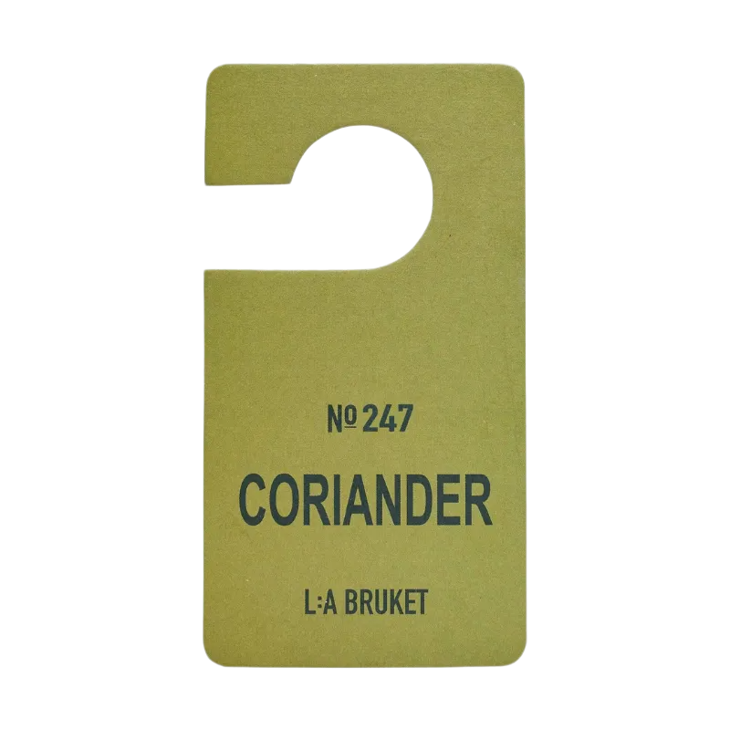 L:A BRUKET No. 247 Fragrance Tag Coriander Pendentif parfumé