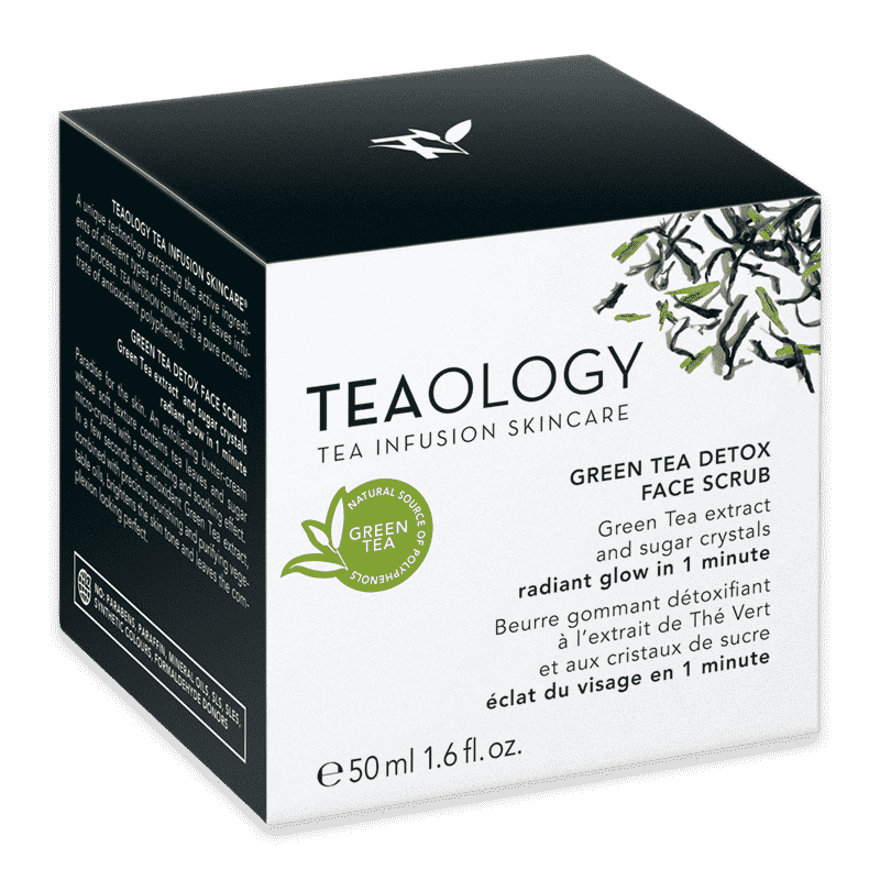 TEAOLOGY Green Tea Detox Face Scrub exfoliant visage au thé vert détoxifiant